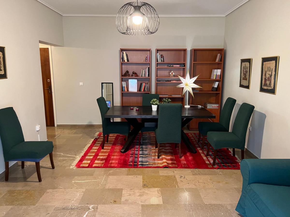Agios Eleftherios Metro St. 2 Bedrms 4 Pers. Flat Athena Bagian luar foto