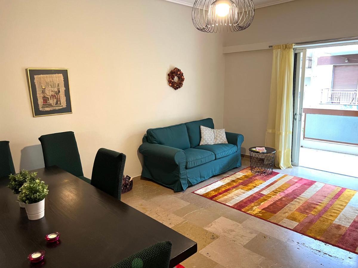Agios Eleftherios Metro St. 2 Bedrms 4 Pers. Flat Athena Bagian luar foto
