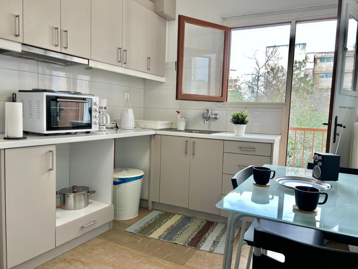 Agios Eleftherios Metro St. 2 Bedrms 4 Pers. Flat Athena Bagian luar foto
